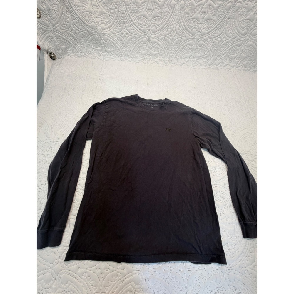 Simply Southern Outfitters Mens Medium Gray Long Sleeve Deer Graphic T-Shirt